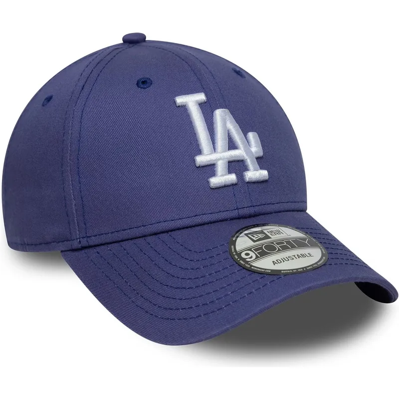 gorra-curva-violeta-ajustable-9forty-league-essential-de-los-angeles-dodgers-mlb-de-new-era