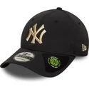 czarna-regulowana-czapka-z-daszkiem-z-bezowym-logo-9forty-recycled-new-york-yankees-mlb-od-new-era