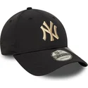 czarna-zakrzywiona-czapka-regulowana-z-bezowym-logo-9forty-recycled-new-york-yankees-mlb-new-era