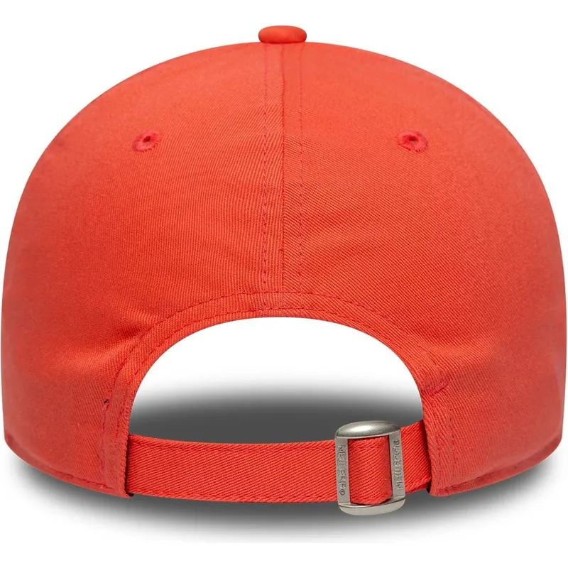 kepure-islenkta-oranzine-reguliuojamas-9forty-team-outline-new-york-yankees-mlb-new-era