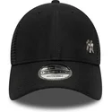 kepure-islenkta-juoda-reguliuojamas-9forty-flawless-new-york-yankees-mlb-new-era