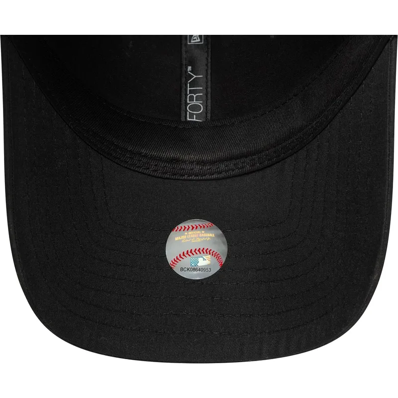kepure-islenkta-juoda-reguliuojamas-9forty-flawless-new-york-yankees-mlb-new-era