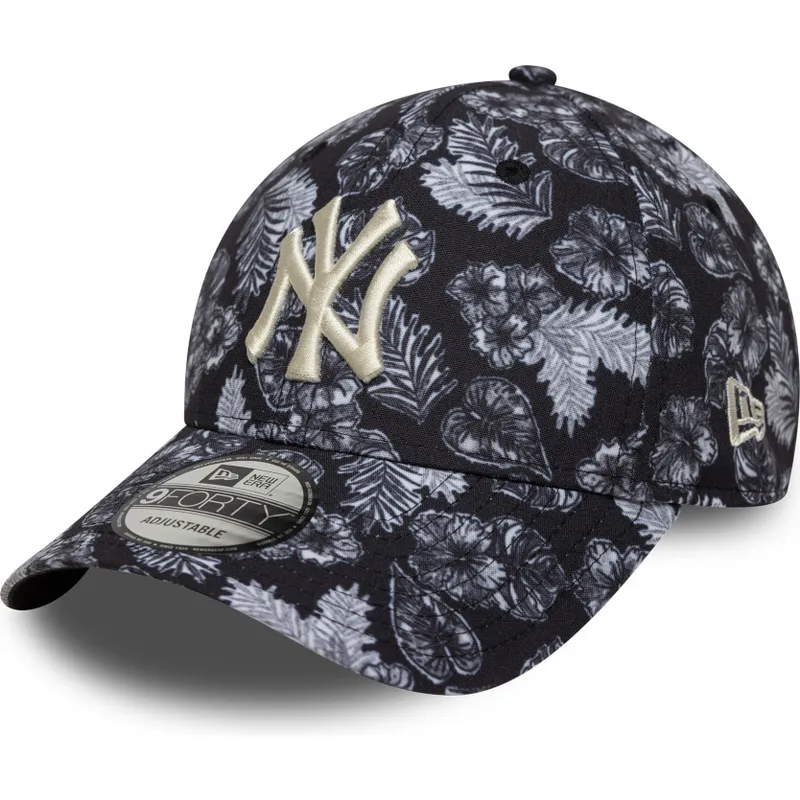 kepure-islenkta-juoda-reguliuojamas-9forty-all-over-print-new-york-yankees-mlb-new-era