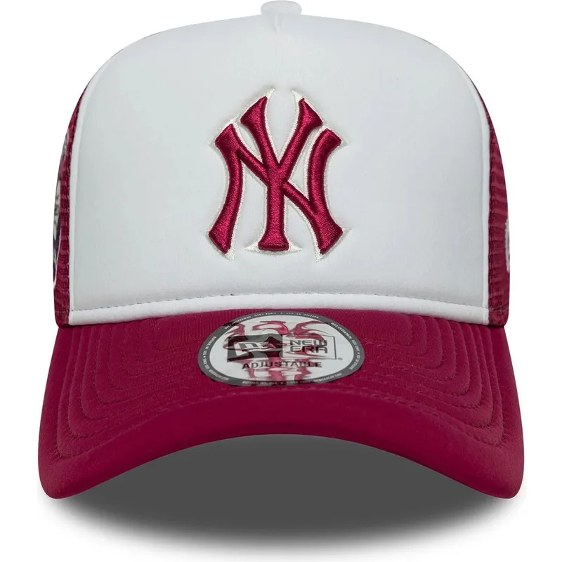 kepure-islenkta-raudona-snapback-e-frame-world-series-new-york-yankees-mlb-new-era