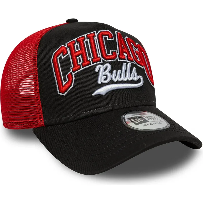 czapka-trucker-czarno-czerwona-e-frame-script-chicago-bulls-nba-new-era