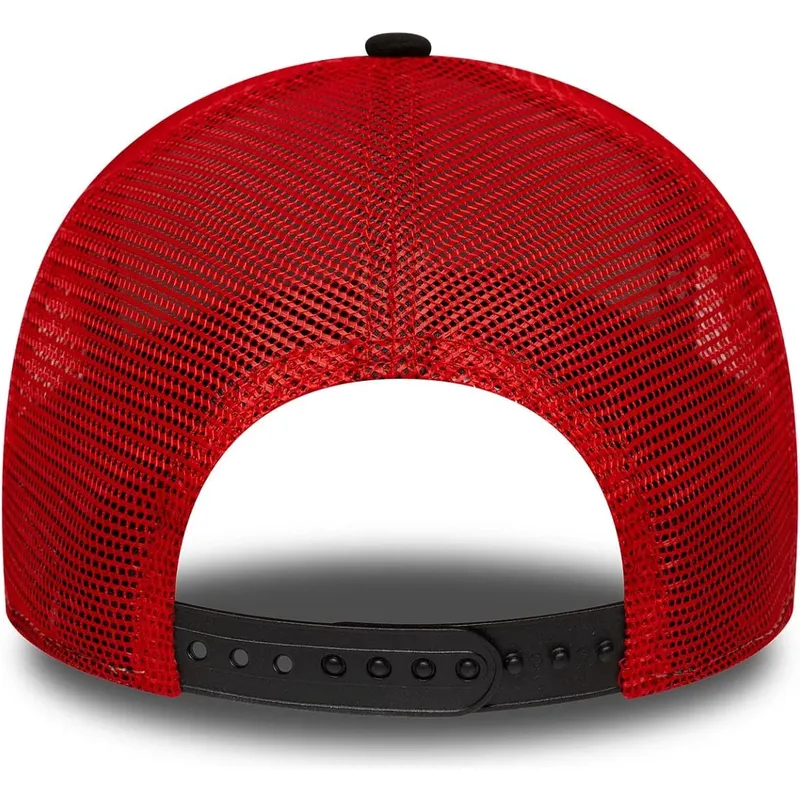 kepure-islenkta-juoda-snapback-e-frame-script-chicago-bulls-nba-new-era