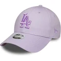kepure-islenkta-violetine-reguliuojamas-9forty-league-essential-los-angeles-dodgers-mlb-new-era
