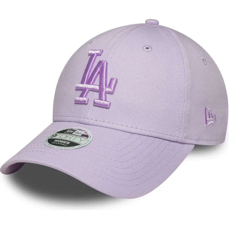kepure-islenkta-violetine-reguliuojamas-9forty-league-essential-los-angeles-dodgers-mlb-new-era