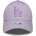 kepure-islenkta-violetine-reguliuojamas-9forty-league-essential-los-angeles-dodgers-mlb-new-era
