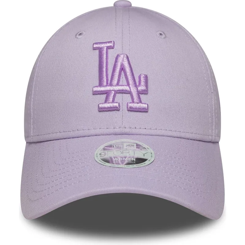 kepure-islenkta-violetine-reguliuojamas-9forty-league-essential-los-angeles-dodgers-mlb-new-era