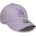 kepure-islenkta-violetine-reguliuojamas-9forty-league-essential-los-angeles-dodgers-mlb-new-era