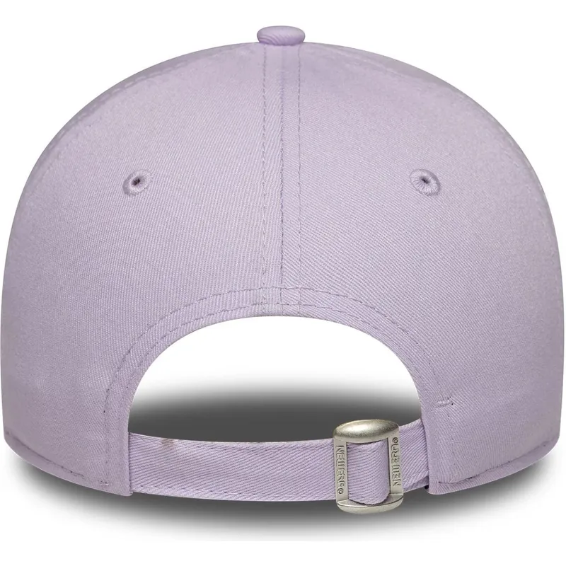 fioletowa-regulowana-czapka-z-zakrzywionym-daszkiem-dla-kobiet-z-fioletowym-logo-9forty-league-essential-los-angeles-dodgers-mlb