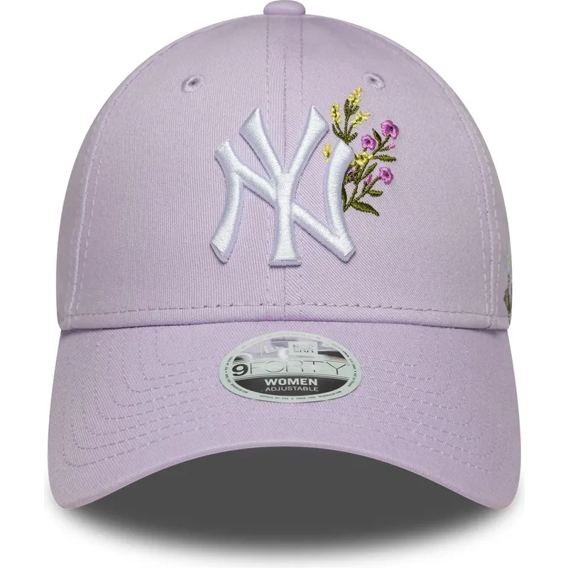 fioletowa-regulowana-czapka-z-zakrzywionym-daszkiem-dla-kobiet-9forty-floral-icon-new-york-yankees-mlb-new-era