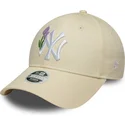 kepure-islenkta-smelio-reguliuojamas-9forty-beaded-new-york-yankees-mlb-new-era