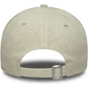 bezowa-regulowana-czapka-z-daszkiem-dla-kobiet-z-bezowym-logo-9twenty-linen-new-york-yankees-mlb-od-new-era
