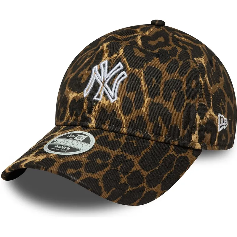 kepure-islenkta-leopardinis-reguliuojamas-9twenty-outline-new-york-yankees-mlb-new-era