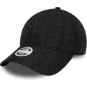 czarna-zakrzywiona-czapka-regulowana-dla-kobiet-z-czarnym-logo-9twenty-broderie-new-york-yankees-mlb-od-new-era
