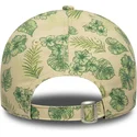 cap-islenkta-beige-adjustable-strap-9twenty-all-over-print-tropical-new-york-yankees-mlb-new-era