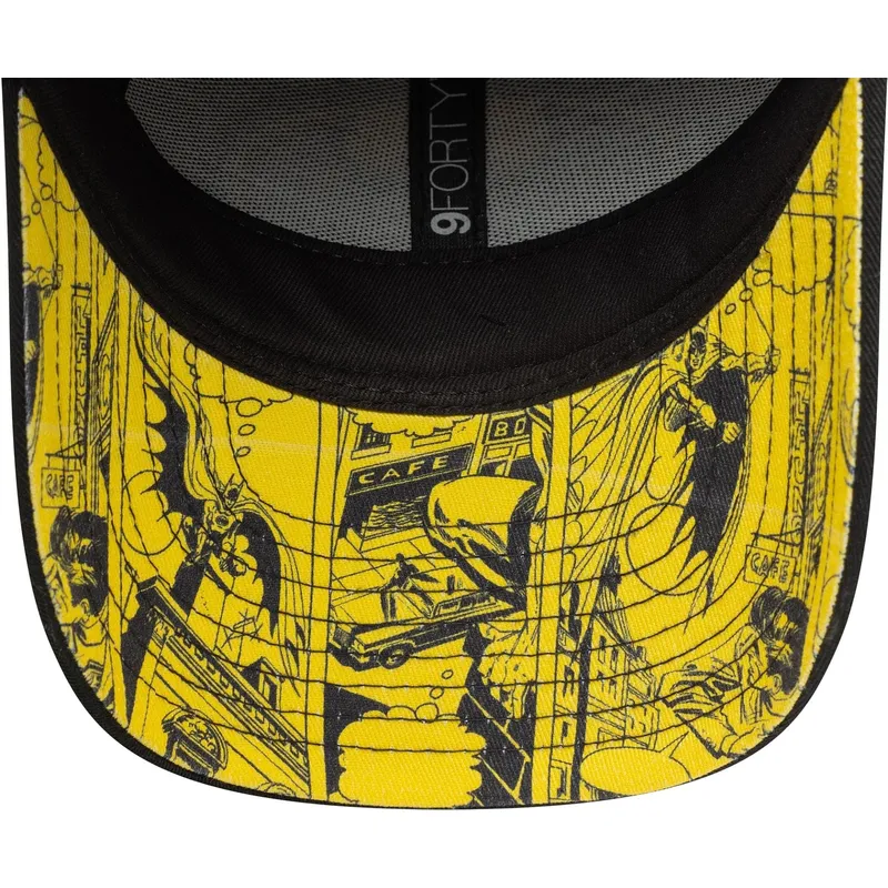 kepure-islenkta-juoda-reguliuojamas-vaikams-9forty-all-over-print-batman-dc-comics-new-era