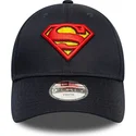 kepure-islenkta-tamsiai-melyna-reguliuojamas-vaikams-9forty-all-over-print-superman-dc-comics-new-era