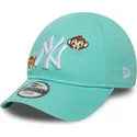 zielona-zakrzywiona-regulowana-czapka-dla-dzieci-9forty-animal-icon-new-york-yankees-mlb-od-new-era