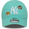 zielona-zakrzywiona-regulowana-czapka-dla-dzieci-9forty-animal-icon-new-york-yankees-mlb-od-new-era