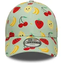 kepure-islenkta-zalia-reguliuojamas-vaikams-9forty-all-over-print-fruit-new-era