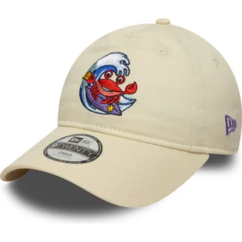Beżowa czapka z zakrzywionym daszkiem regulowana dla chłopca 9TWENTY Surf Crew marki New Era