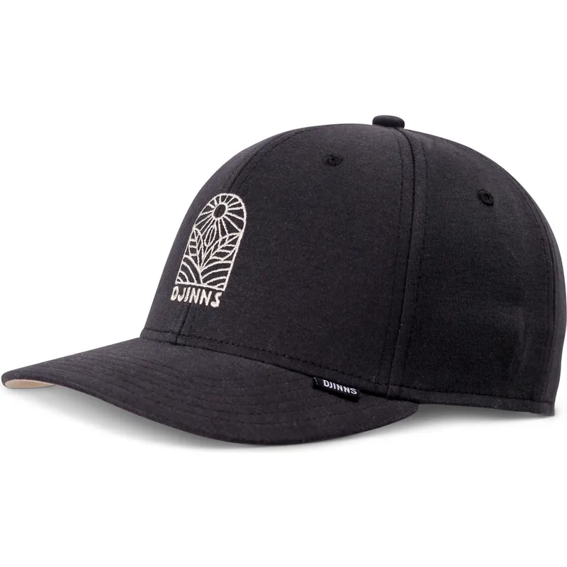 czarna-zakrzywiona-czapka-snapback-truefit-leaf-sun-od-djinns