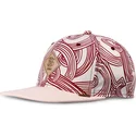 czapka-z-plaskim-daszkiem-bezowo-czerwona-snapback-ma-pattern-od-djinns