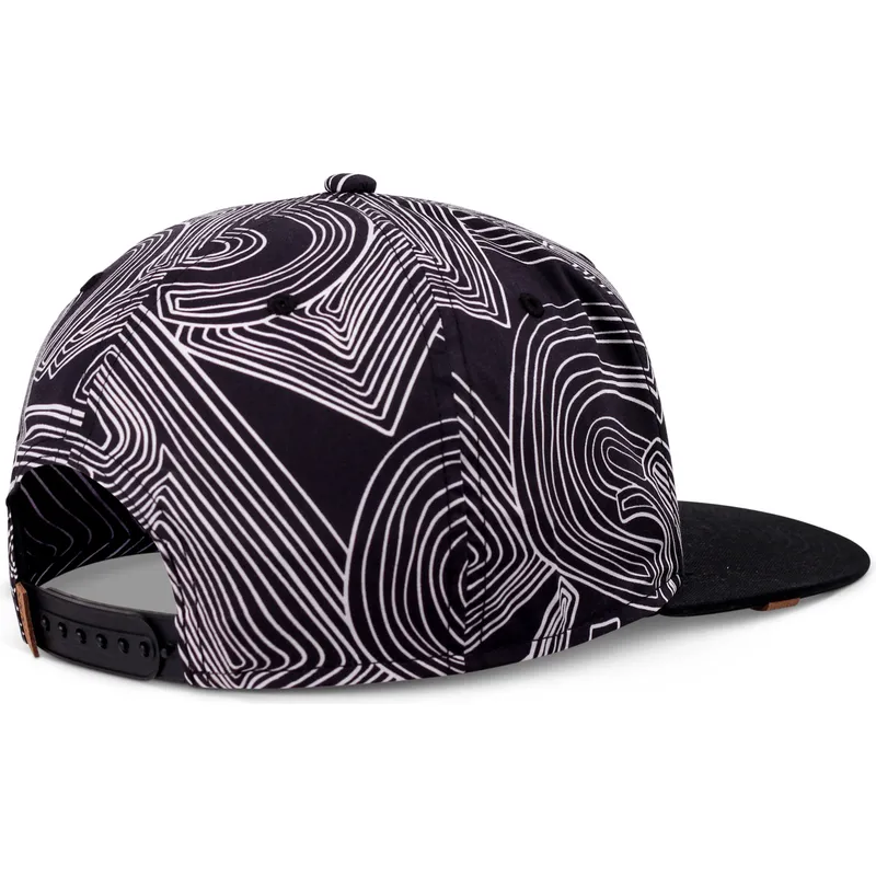 kepure-plokscia-juoda-snapback-ma-pattern-djinns