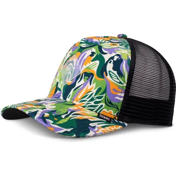 Kepurė išlenkta vilkikas įvairiaspalvis snapback HFT Hawaiian Animals Djinns
