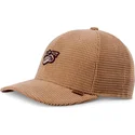 djinns-curved-brim-truefit-hat-nut-waffle-brown-snapback-cap