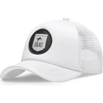 Cap išlenkta white snapback Oblack