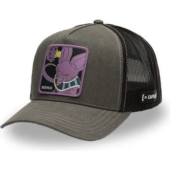 Capslab Beerus DBS6 BEE Dragon Ball Super Grey Trucker Hat