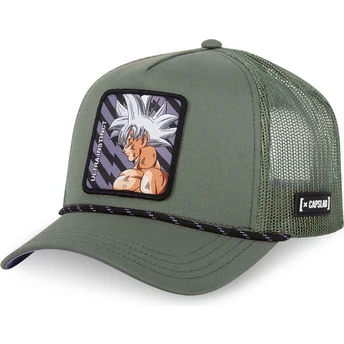 Zielona czapka trucker Son Goku Ultra Instinct DBS6 ULT Dragon Ball od Capslab