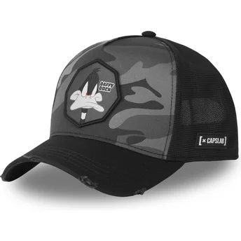 Czapka trucker szara Kaczor Daffy LOO11 DAF Looney Tunes od Capslab