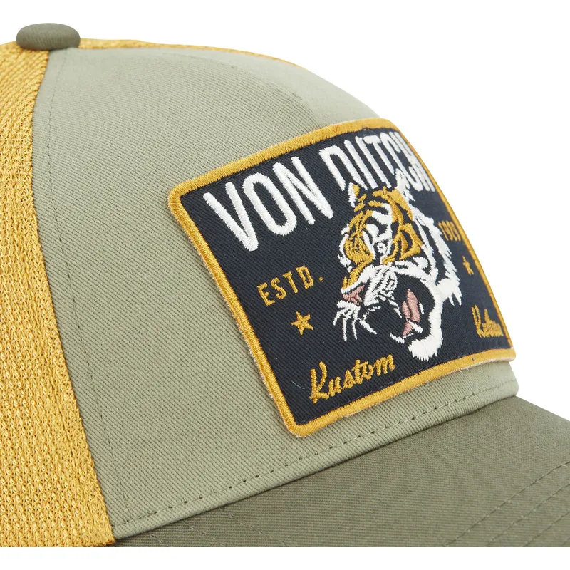 czapka-trucker-zielono-zolta-wild02-von-dutch