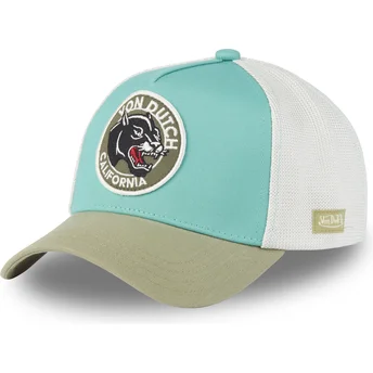 Καπέλο trucker μπλε και πράσινο WILD04 της Von Dutch