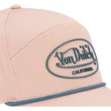 rozowa-zakrzywiona-czapka-regulowana-cord03-od-von-dutch