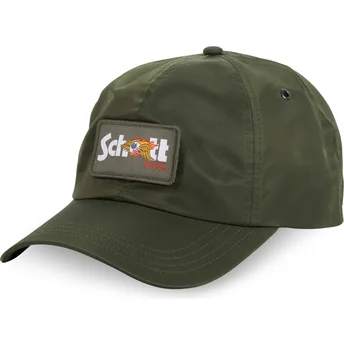 Zielona regulowana czapka z daszkiem JET K Von Dutch x Schott NYC