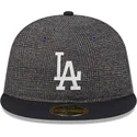 czarna-dopasowana-czapka-z-plaskim-daszkiem-59fifty-day-retro-crown-los-angeles-dodgers-mlb-new-era
