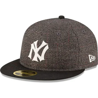 Kepurė plokščia juoda priglundantis 59FIFTY Day Retro Crown New York Yankees MLB New Era