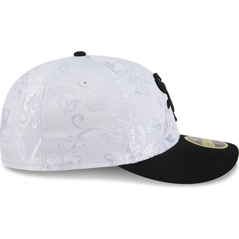 kepure-plokscia-juoda-priglundanti-59fifty-day-low-profile-chicago-white-sox-mlb-new-era