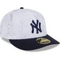 kepure-plokscia-tamsiai-melyna-priglundanti-59fifty-day-low-profile-new-york-yankees-mlb-new-era