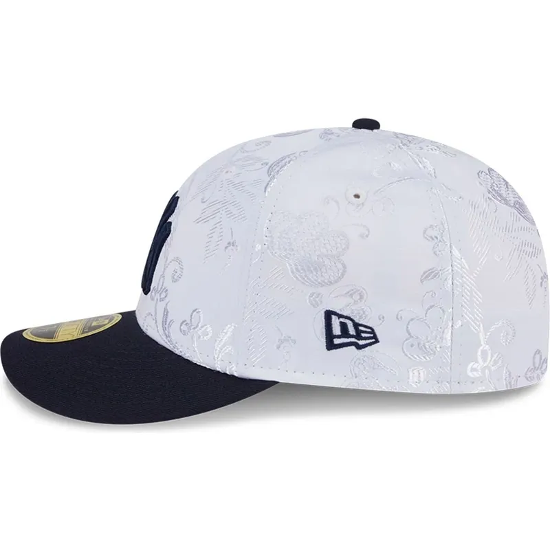 kepure-plokscia-tamsiai-melyna-priglundanti-59fifty-day-low-profile-new-york-yankees-mlb-new-era