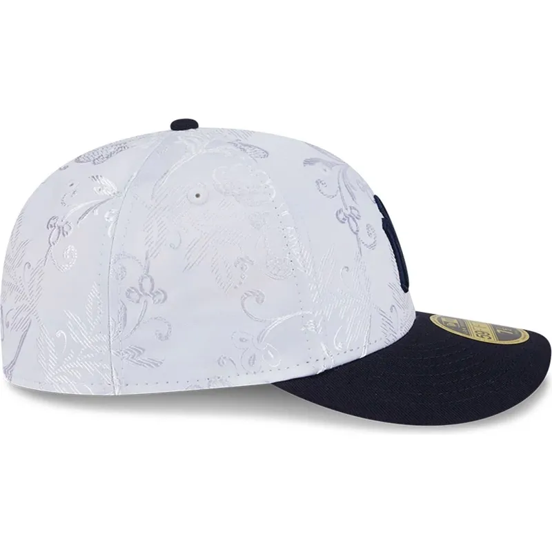 kepure-plokscia-tamsiai-melyna-priglundanti-59fifty-day-low-profile-new-york-yankees-mlb-new-era