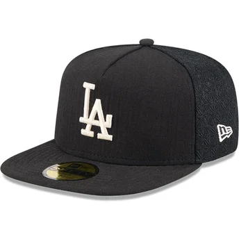 Kepurė plokščia juoda priglundanti 59FIFTY Day A Frame Los Angeles Dodgers MLB New Era