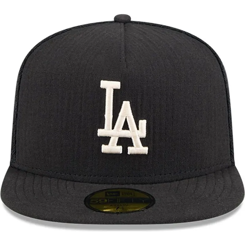 kepure-plokscia-juoda-priglundantis-59fifty-day-a-frame-los-angeles-dodgers-mlb-new-era