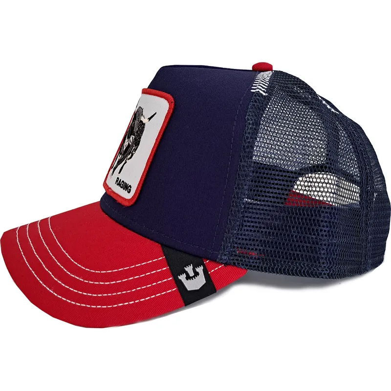 czapka-trucker-granatowa-i-czerwona-byk-raging-bull-fab-farm-goorin-bros